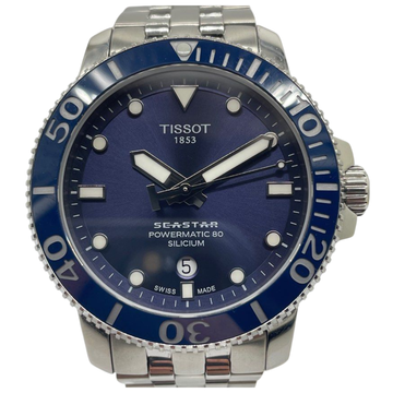Tissot Seastar 1000 Powermatic 80 42mm Automatic Blue Dial Watch